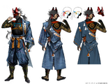 Samurai Warriors 5 rough concept