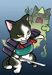 Nyabeshima Naoshige in Samurai Cats