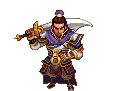 Young Xiahou Dun battle sprite