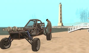 Jhon consertando um Bandito.