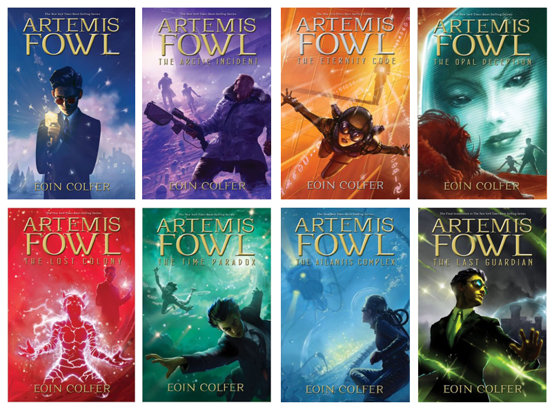 Artemis Fowl Book Covers