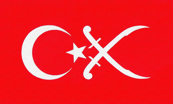 ottoman empire flag 1914