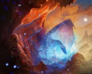 Saphira zmieniająca grobowiec w diament