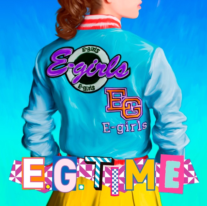 最終値下げ！E-girls E.G.POWER サイン入りTシャツ-