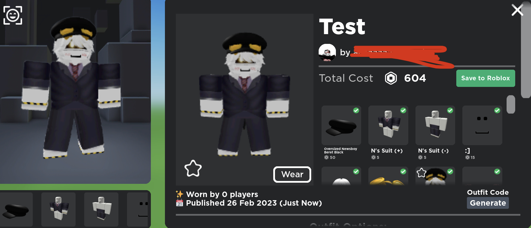 Changing costumes on Avatar editor does not change your avatar's