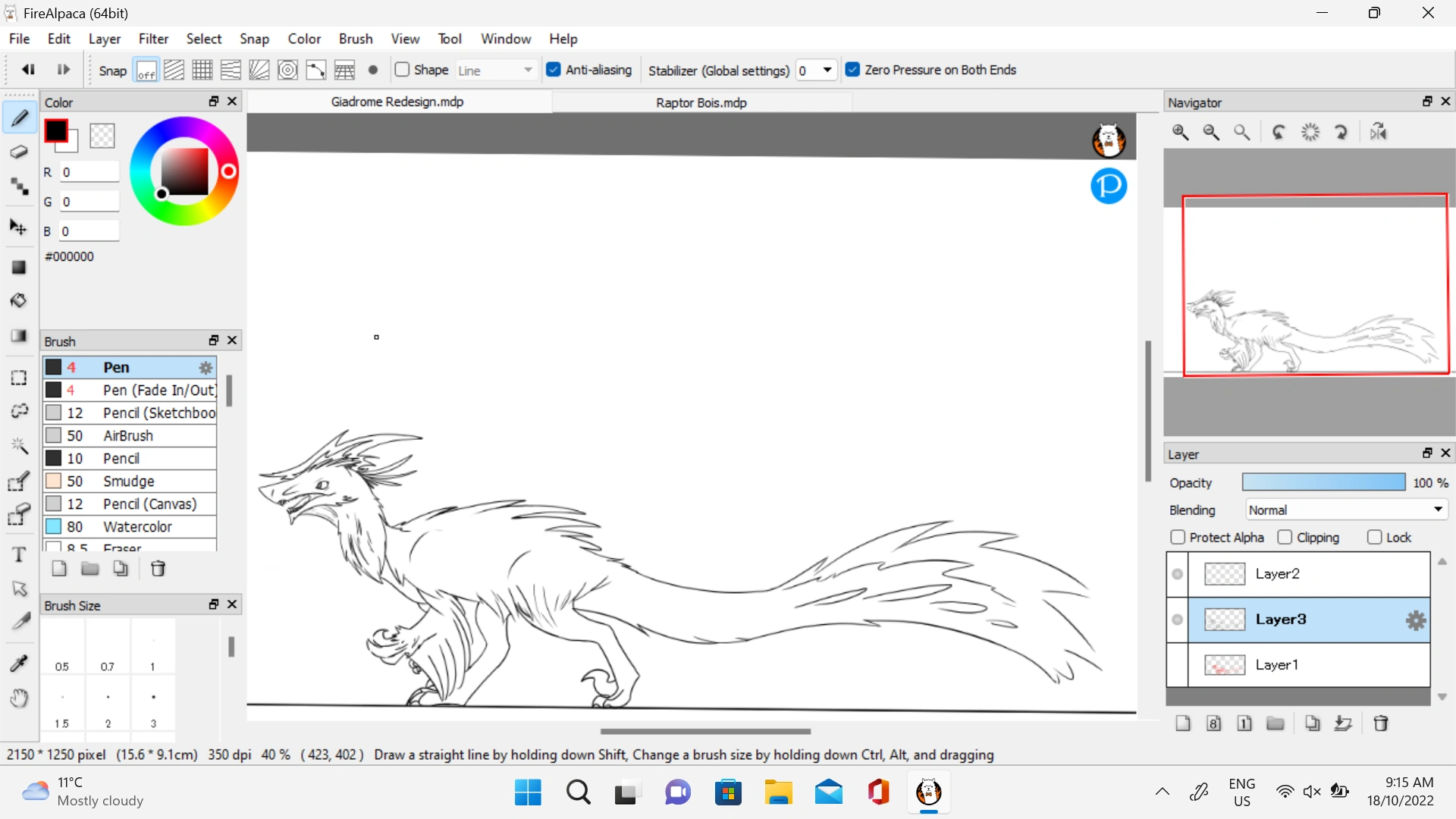 Giadrome Redesign/Rework (Line Art Finished, WIP) | Fandom