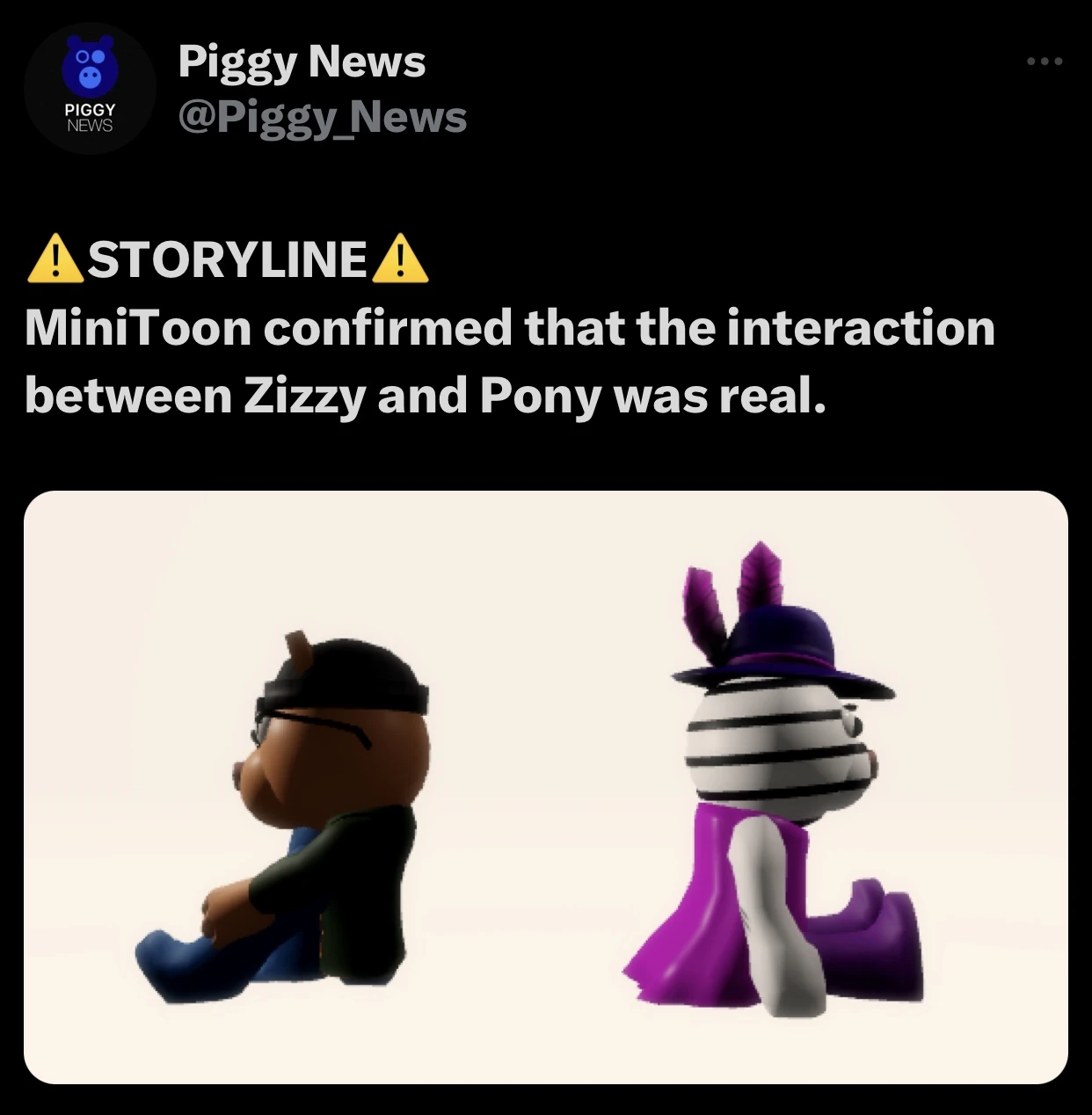 No, this does not confirm that Zizzy x Pony is canon Fandom