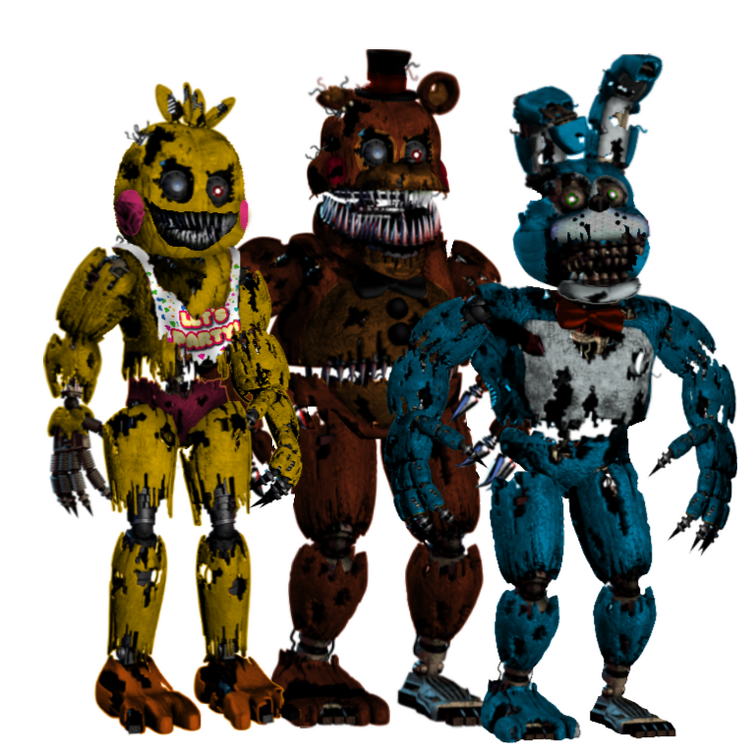 Five nights at freddy's nightmare toy animatronics