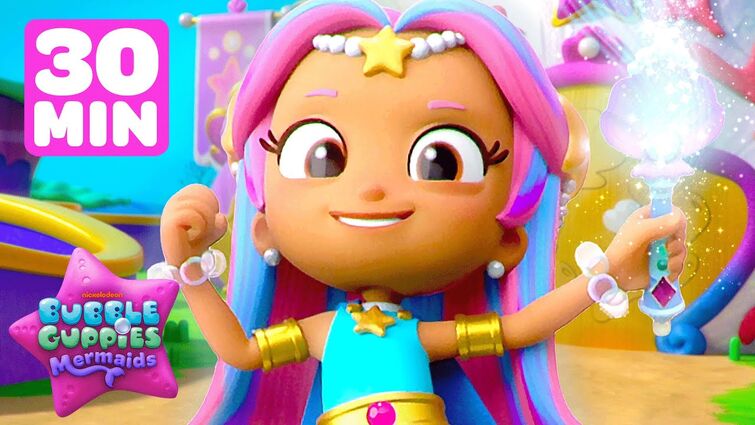 Super Mermaid Molly's Most Magical Rescues for 30 Minutes! | Bubble Guppies Mermaids