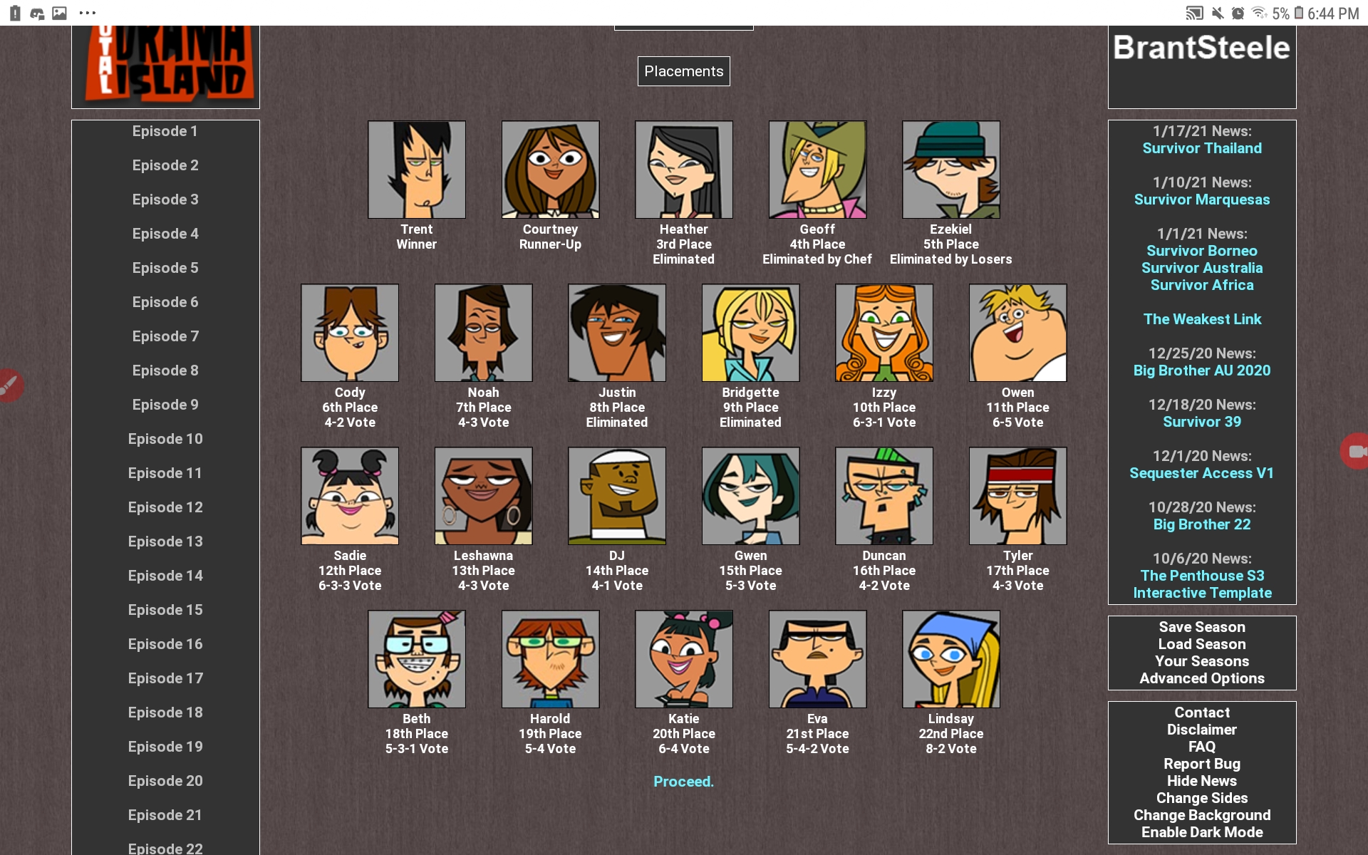 Played Total Drama Hunger Games... | Fandom