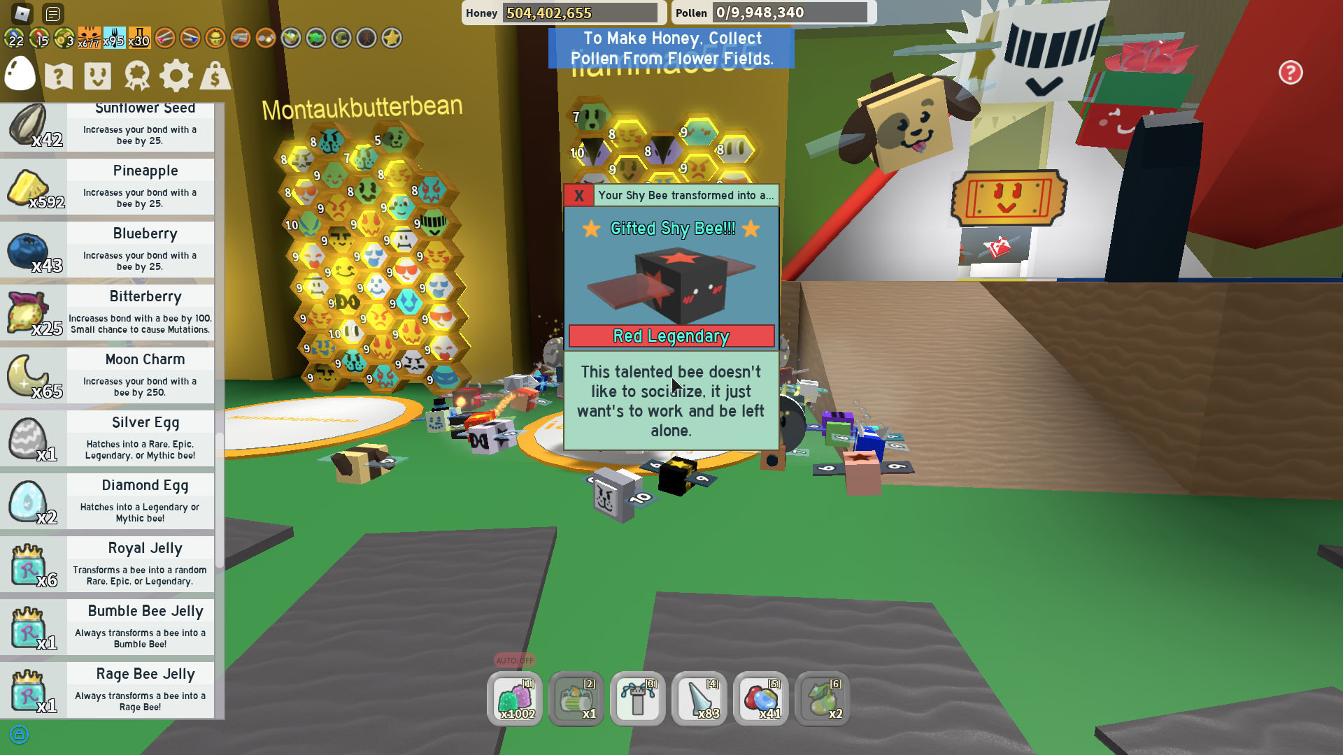 Discuss Everything About Bee Swarm Simulator Wiki Fandom - shy bee roblox