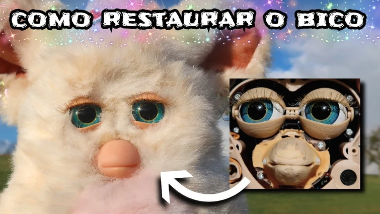 Como Restaurar, Trocar Bico do Furby Emoto-tronic 🦉 TUTORIAL PASSO A PASSO