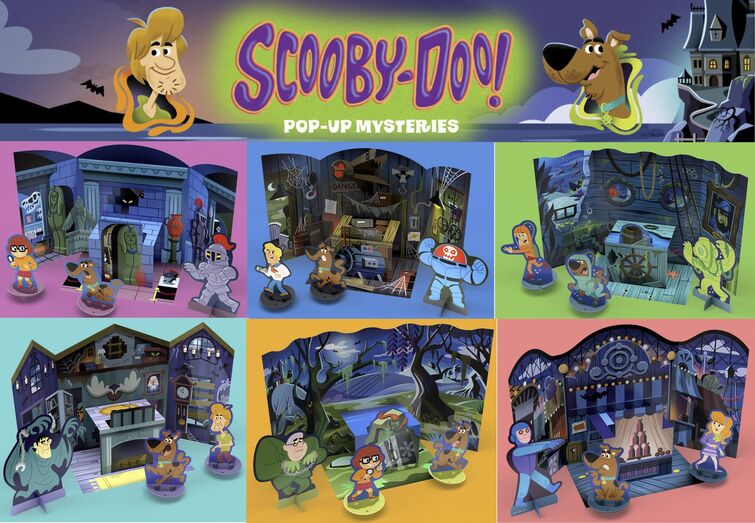SCOOBYDOO POPUP MYSTERIES TOYS ARE NOW CURRENTLY AVAILABLE AT WENDY'S