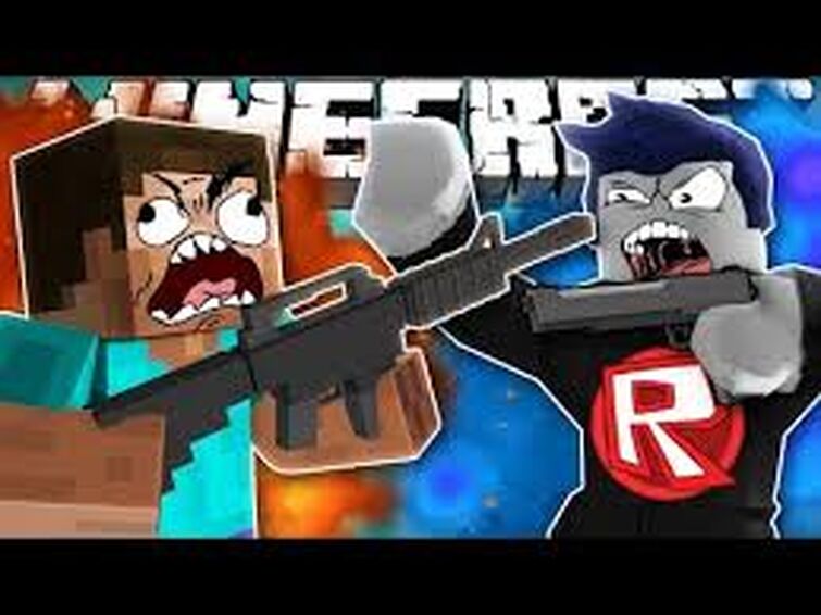 Civil War Between Minecraft And Roblox Just For Example Fandom - roblox and minecraft song