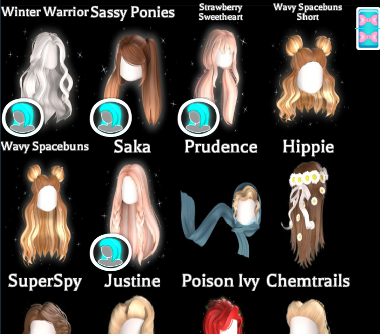 Image of Space Buns Royale High hairstyle