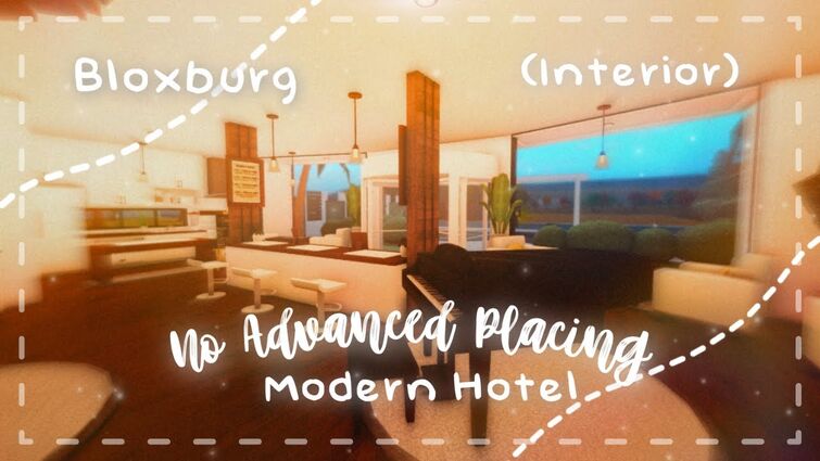 Roblox Bloxburg - No Advanced Placing Tropical Hotel - Minami Oroi 