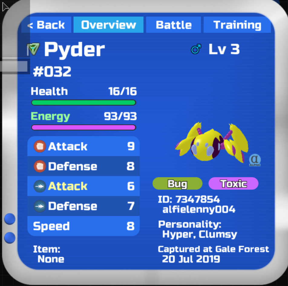 When Does Pyder Evolve