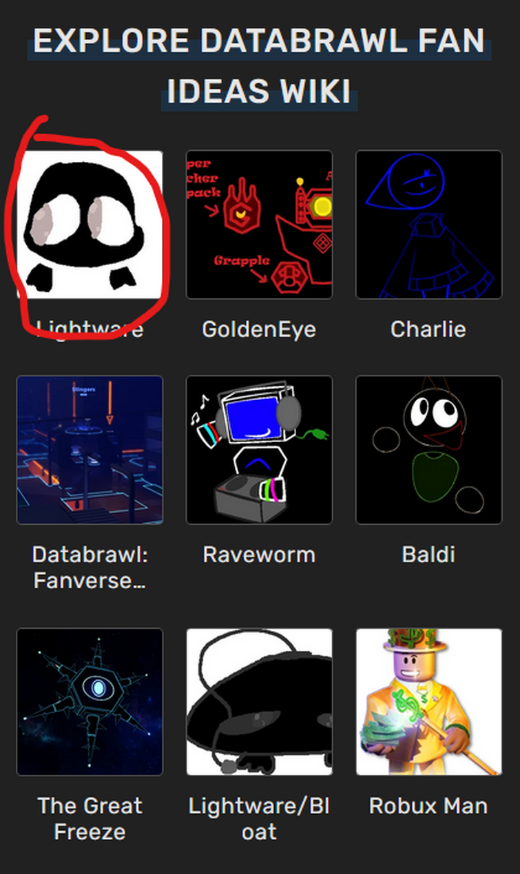 Roblox (DB), Databrawl Fan Ideas Wiki