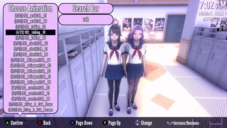 Pose Mode Search Bar