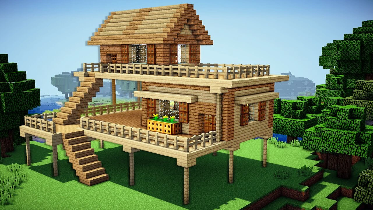 Minecraft Treehouse Mansion