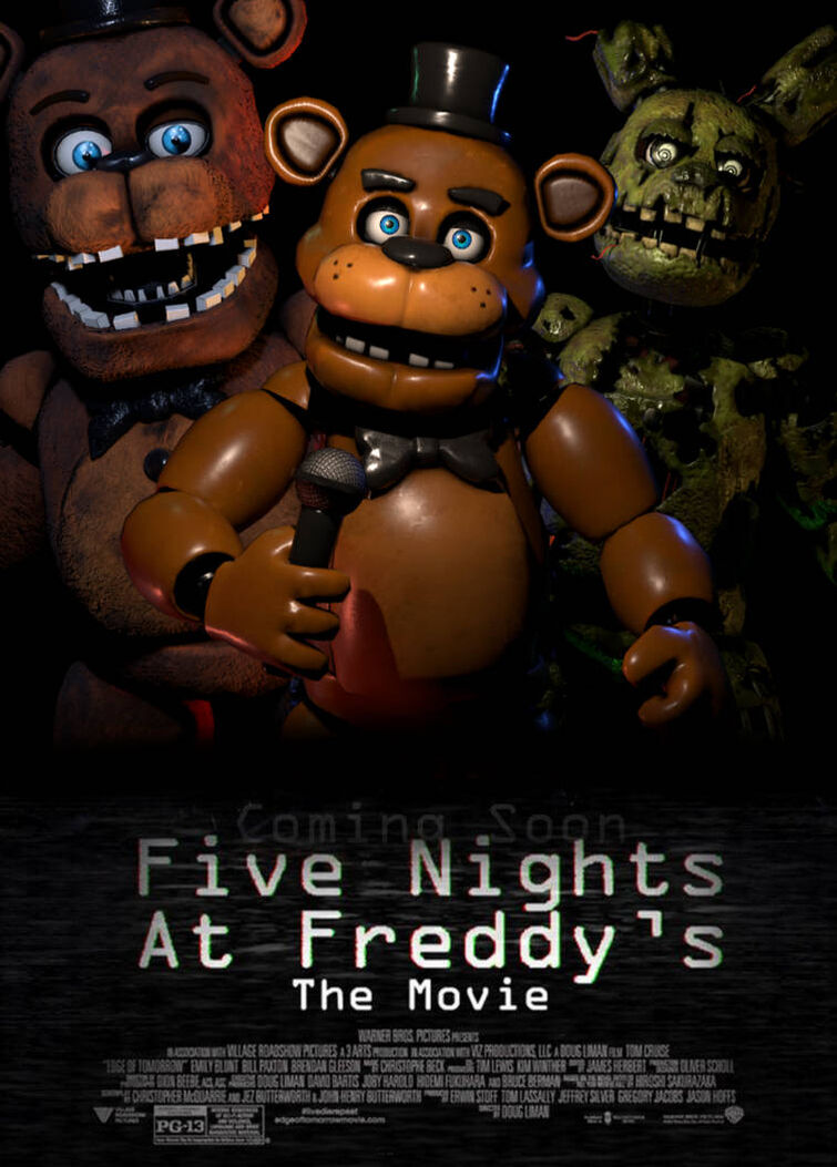 FIVE NIGHTS AT FREDDY'S 2 Video Game Movie Poster by