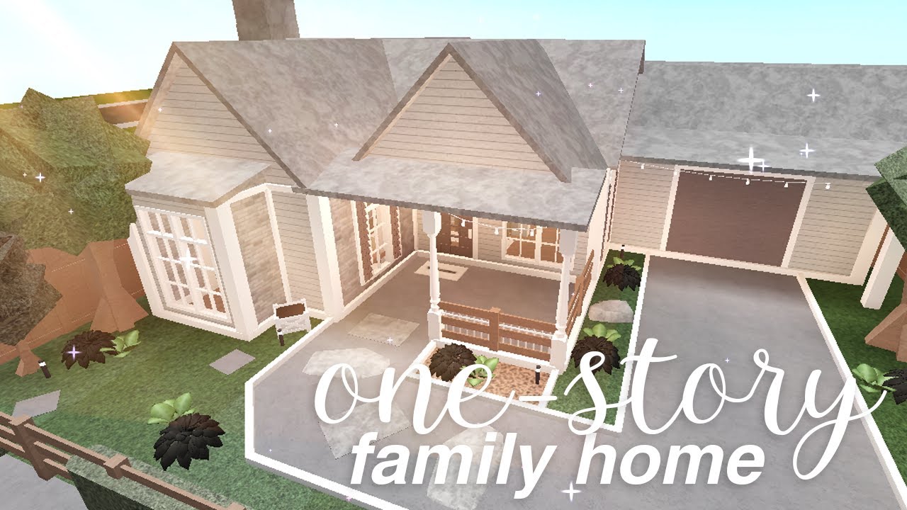 Family House Bloxburg Two Story House Ideas Robux Update Generator