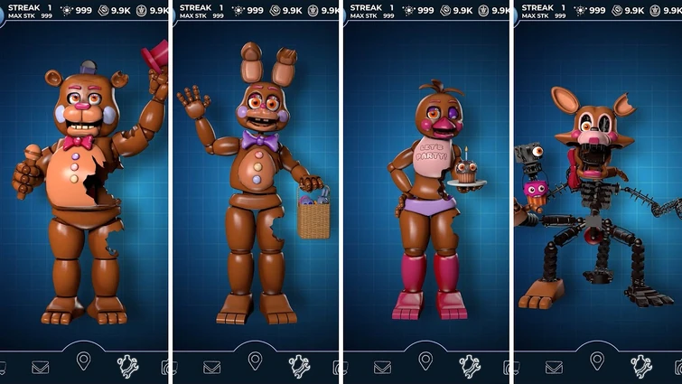 FNAF AR Chocolate Toy Animatronics Jumpscare & Workshop Animations