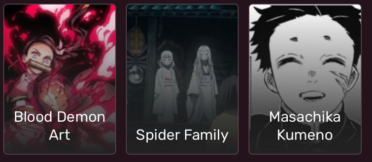 Spider Family, Kimetsu no Yaiba Wiki