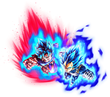 Tag Goku and Vegeta (Blue Kaioken and Evolution) : r/DragonballLegends