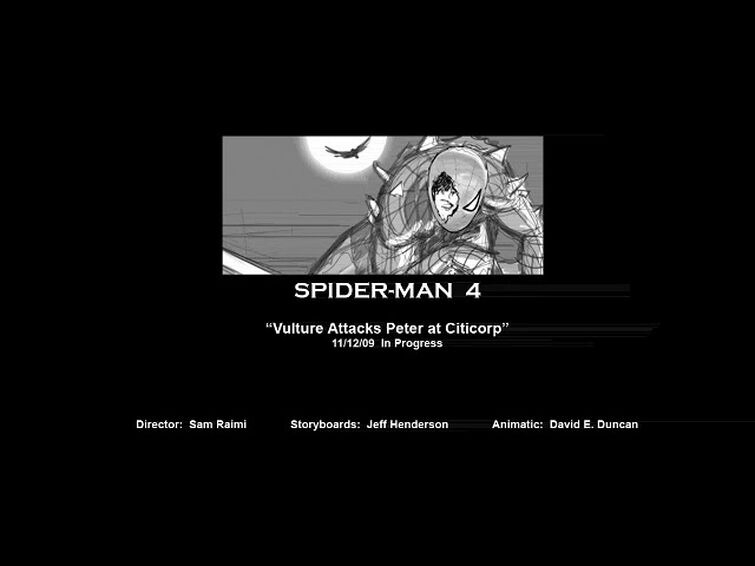 Spider-Man 4 Citicorp Battle Animatic 2009 (FOUND MEDIA)