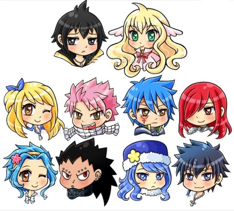 FAIRY TAIL CHIBI Made By DIPTISHREE Fairy Tail Family, Fairy Tail Photos,  Fairy Tail