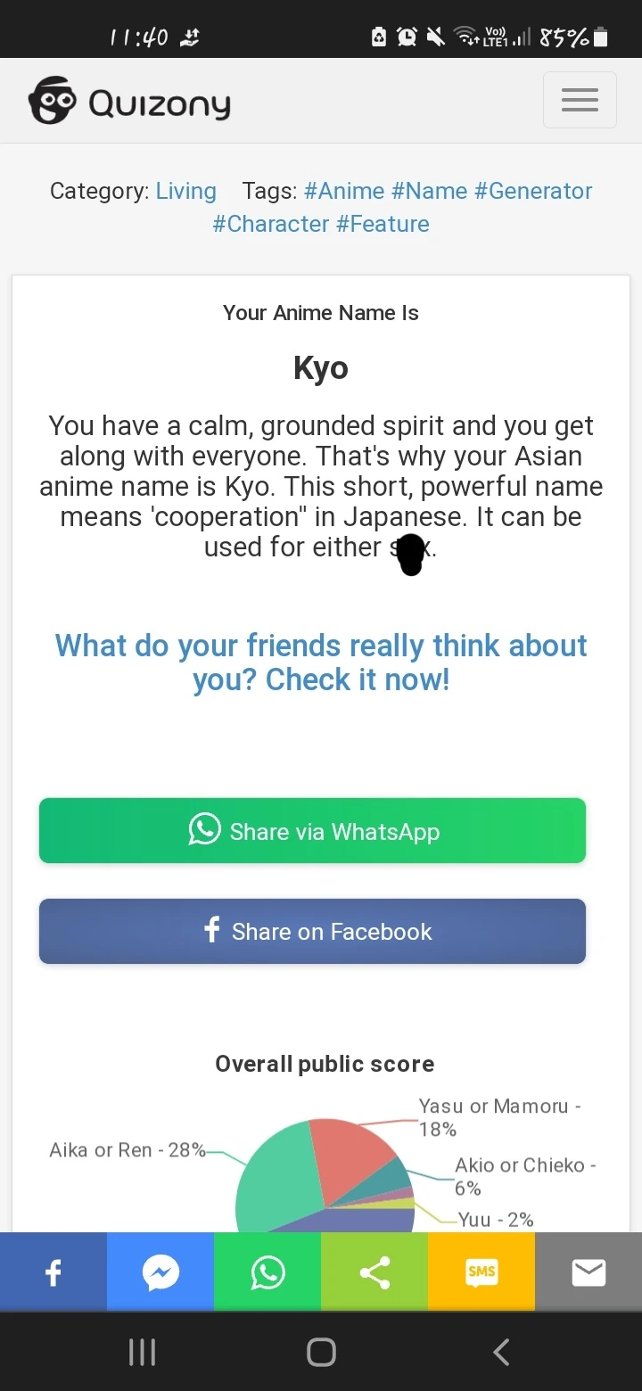 Ah yes, my anime name is k y o | Fandom