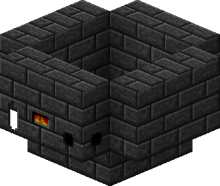 Example of a 3x3, 2 block high smeltery