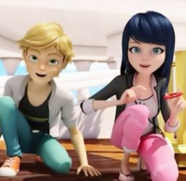 29+ marinette with her hair down