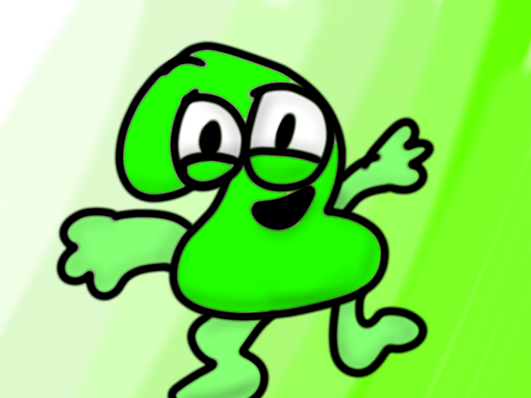 Teardrop kicking out at winter (NFG and BFDI Comic Studios)