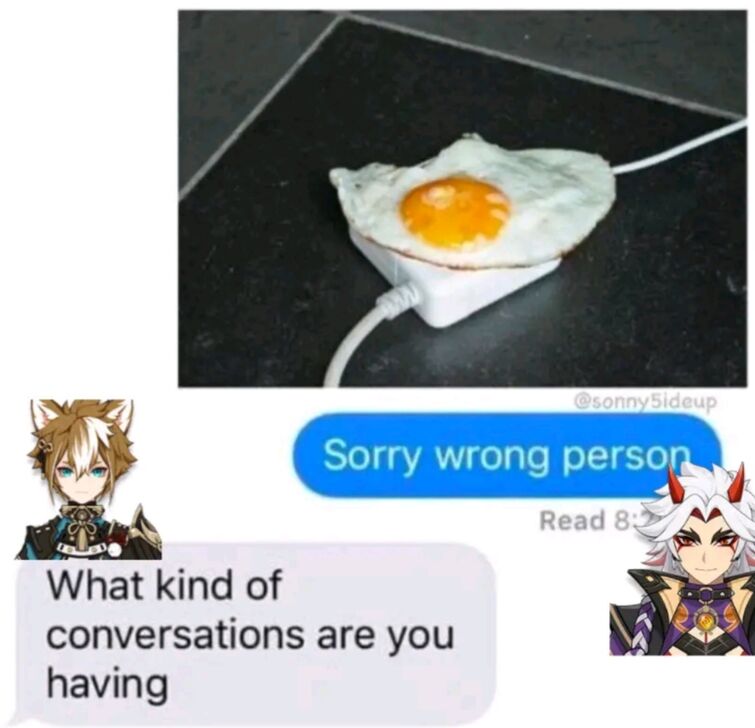 When fried egg can't solve the problem. : r/Genshin_Memepact