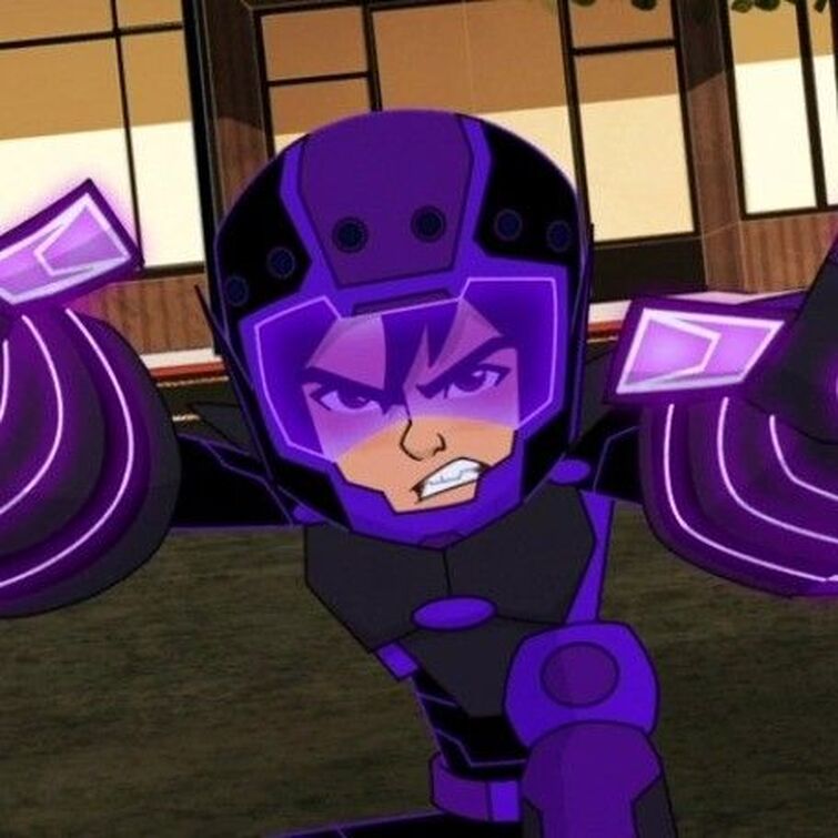 Disney's Big Hero Six 6 HIRO HAMADA (Purple Battle Armor