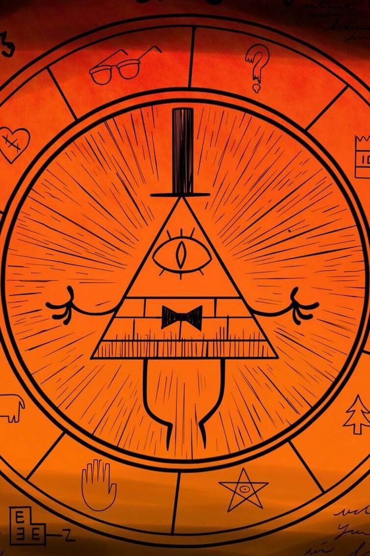 Wallpaper Gravity Falls, Bill Cipher, Gravity Falls, Bill Cipher