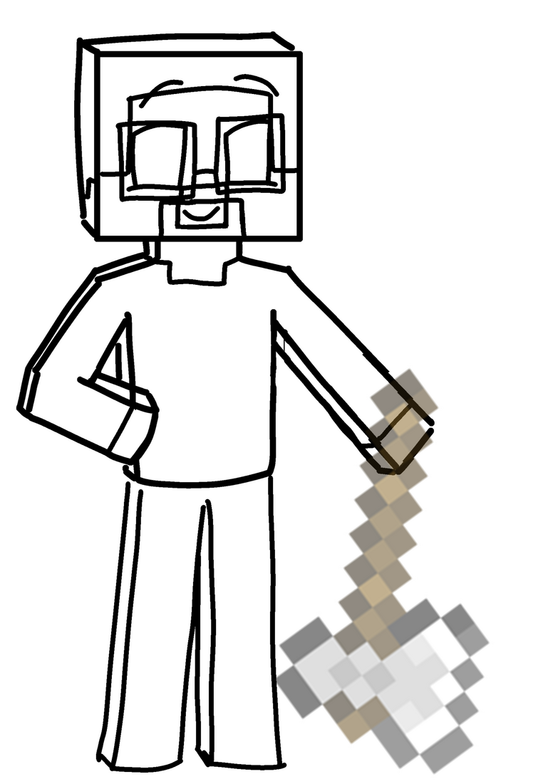 Herobrine doodly doodle fandom