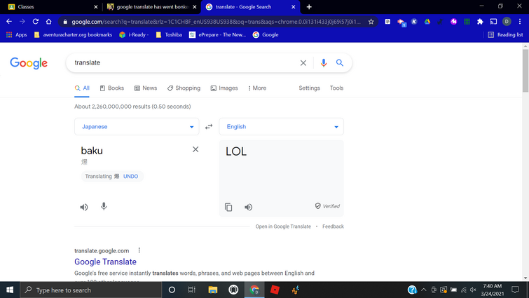 Google Translate Has Went Bonkers Fandom