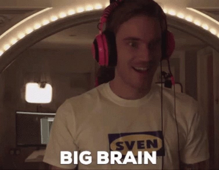 время большого мозга. бигбрейн. Big brain pewdiepie. Yeah it's big brain time. Big brain мем.
