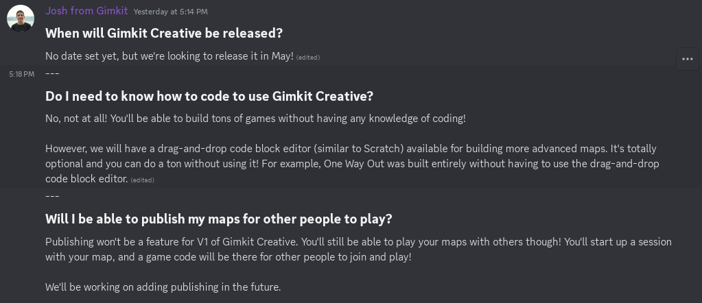 Gimkit Creative Faq Fandom