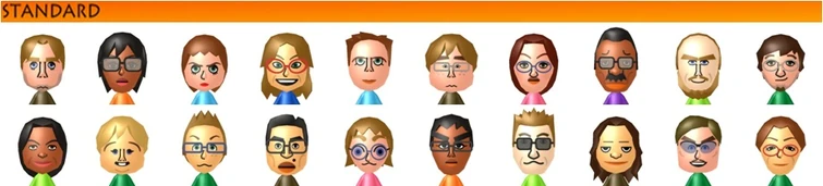Rank the Standard miis from worst to best | Fandom