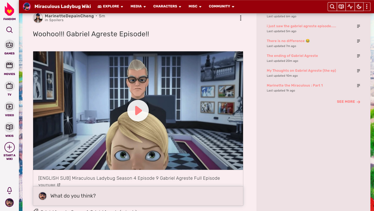 Message Wall Bubblylovee Miraculous Ladybug Wiki Fandom