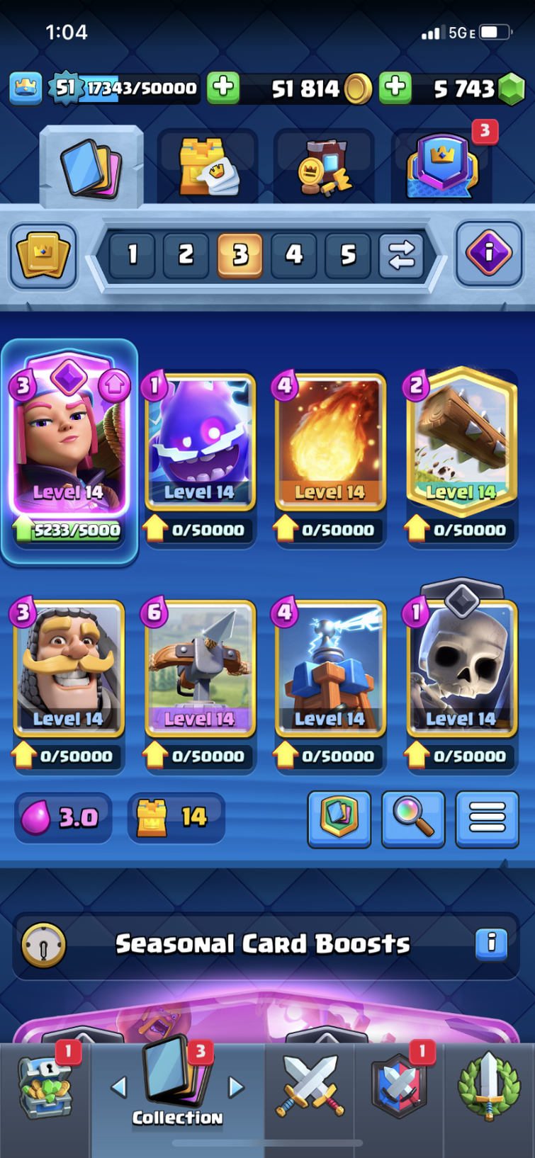 Anyone at the 6,000 mark with non meta decks this season : r/ClashRoyale