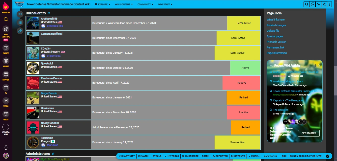 Username Staff Colors | Fandom