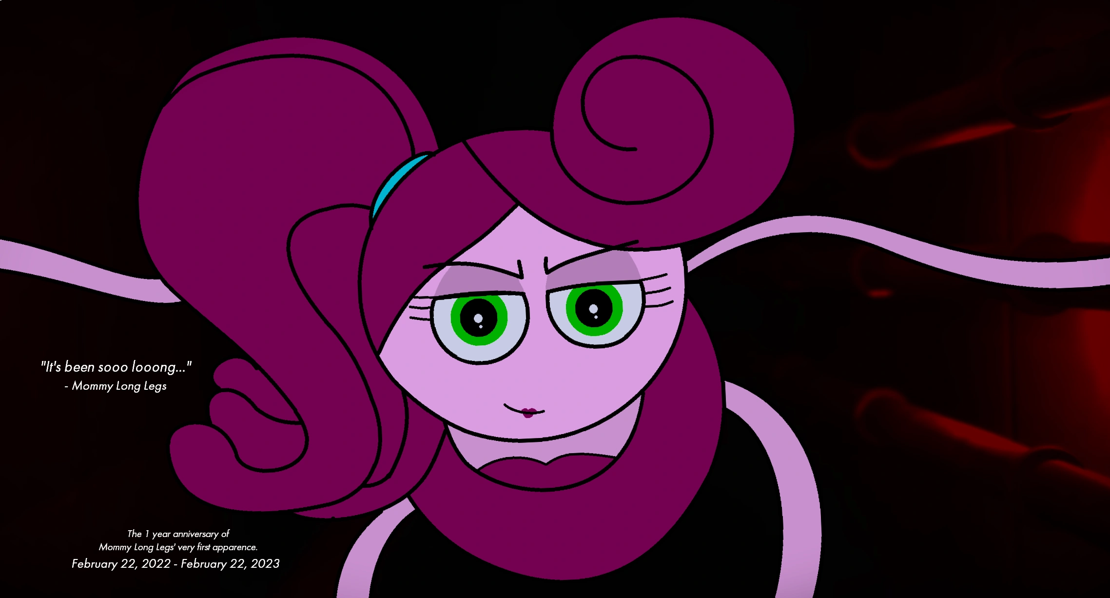 One year anniversary of Mommy Long Legs' apparence, for the very first ...