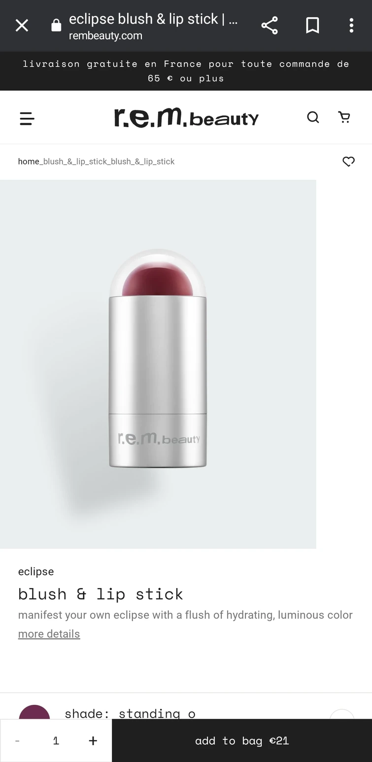 rem beauty at sephora )