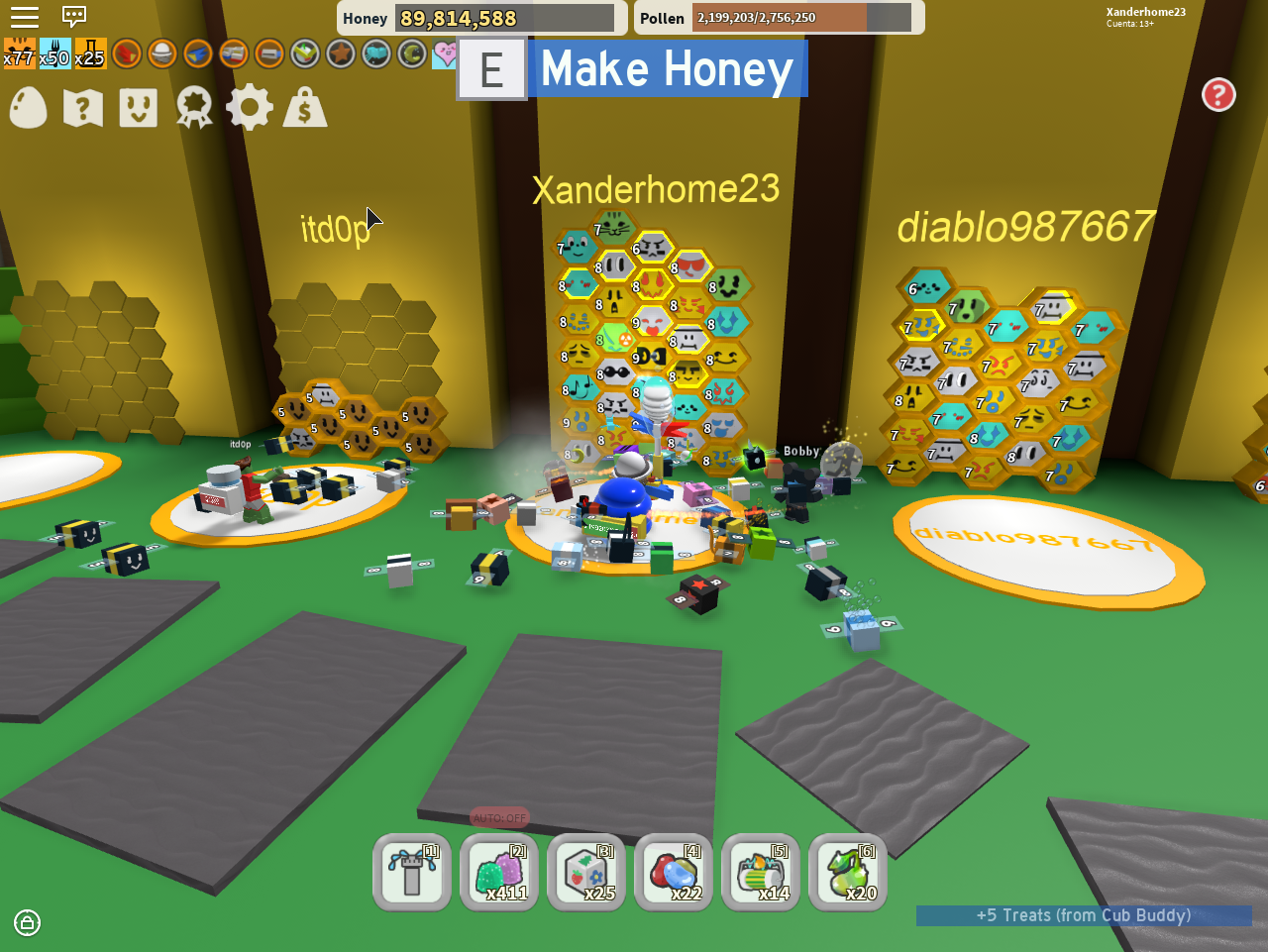 1 Of My Bees Became Radioactive But I Didn T Give Them A Treat Can You Explain That To Me Fandom - roblox bee swarm simulator wiki mutation