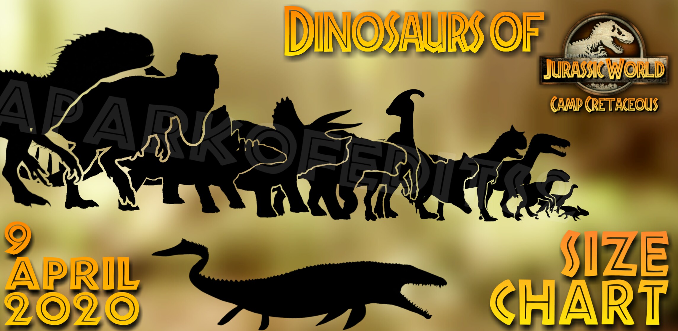 Camp Cretaceous Dinosaurs Size Chart Fandom